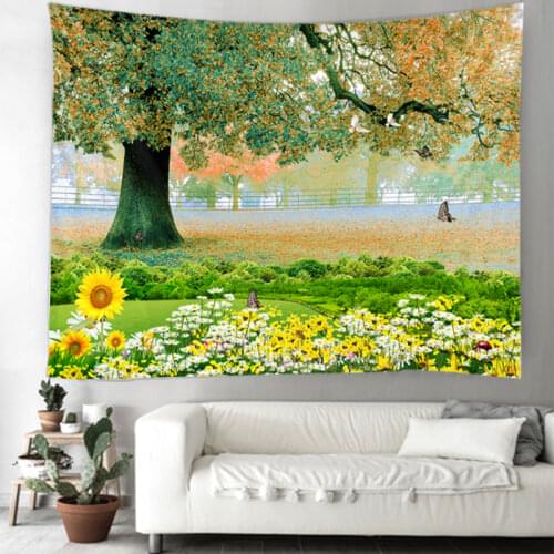 Nordic INS Landscape Decoration Tapestry Mandala Decoration Tapestry Bohemian Hippie Decoration Tapestry Bedroom Wall Tapestry