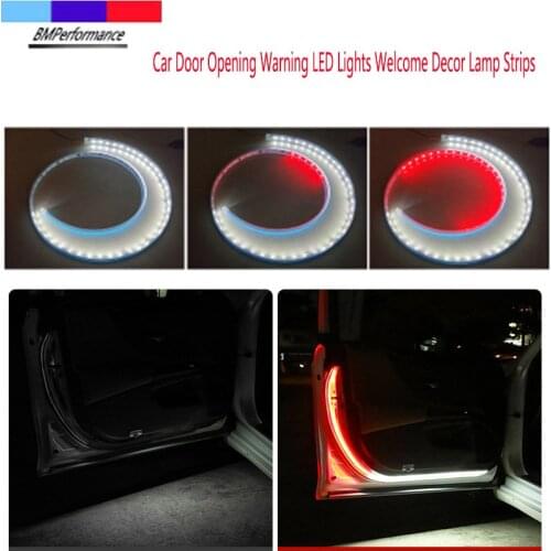 Car Door Warning LED Lights Welcome Decor Lamp Strips For Bmw F20 F21 F22 F45 F30 F31 F33 F36 F10 F11 F18 F06 F12 F13 F48 F49 X1