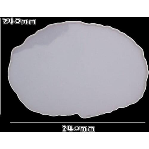 Big Oval Coaster resin Mold for Large Fluid Artst Mold Coaster Making Epoxy Resin Crafts Make Your Own Coaster