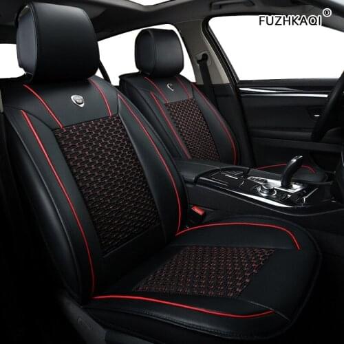 FUZHKAQI 1pcs car seat cover For mitsubishi pajero 4 2 sport outlander xl asx montero Eclipse Cross lancer 9 10 carisma seats