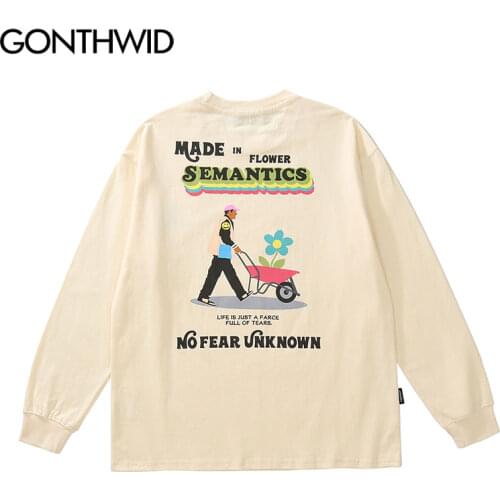 Мужские длинные футболки GONTHWID China At AliExpress