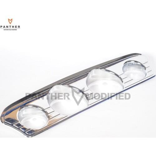 Chrome Motorcycle Tri-Line Gauge Trim Speedometer Cover case for Harley Touring Electra Street Glide Trike 2014-2017