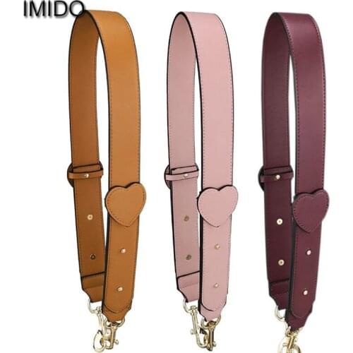 IMIDO 97-108cm Women Wide Replacement Straps pu Leather Crossbody Shoulder Belt Bag Handbag diy accessories parts correas STP137