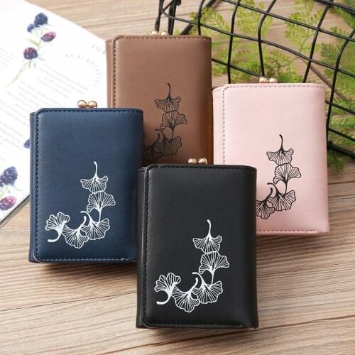 New Pu Leather Wallet Women Clip Wallet Men Luxury Brand Coin Wallet Small Clutches Female Purse Coin Pouch Short Girl Wallet