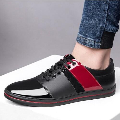 Leather de zapatos informales mens loafers causal sapatos para sale male flat for 2020 fashion casual sapato casuales man Mens