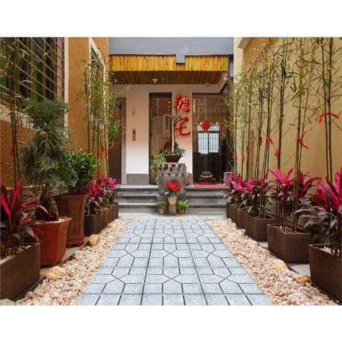 Hot Garden Walk Pavement Mold DIY Manually Paving Cement Brick Stone Road Concrete Molds Path Maker Reusable DIY Manually Paving