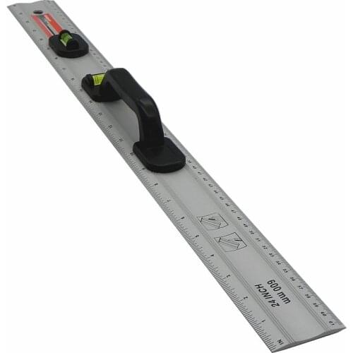 1PC High Precision Spirit Level Magnetic Level Measuring Instrument Level Tool Thick Aluminum Alloy Square Ruler