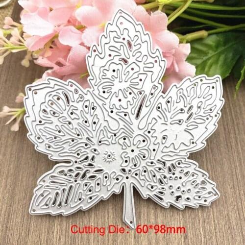 Maple leaf Metal Cutting Dies Scrapbooking For Paper Making Supplies Embossing Frame