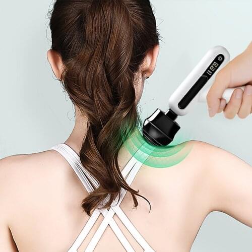 Mini Electric Body Massage Neck wireless Membrane Machine Relaxation Gun Deep Tissue Percussion 1800-3200r/min for old people