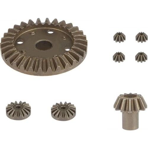 Upgrade Metal Gear 30T 16T 10T Differential Driving Gears for Wltoys 144001 12428 12429 12423 12429 RC Car Spare Parts