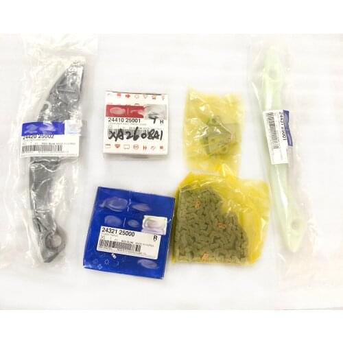 Timing chain kit 4PCS for 2006-2013 Hyundai Tucson Santa Fe Sonata Kia Forte Sportage Sorento Optima Rondo Forte Koup 2.0L 2.4L