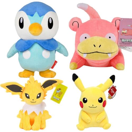 Piplup Kyogre Chespin Bulbasaur Cubone Eevee Snorlax Kids Gift Pokemon Plush Doll Charmander Pikachu Stuffed Toys for Children
