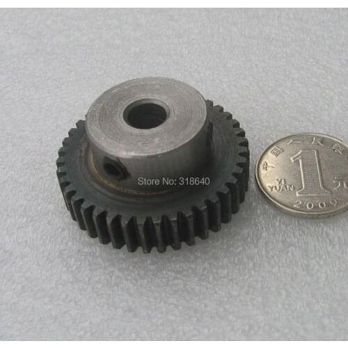 Spur Gear pinion 1M 40T 40Teeth Mod 1 Width 10mm Bore 8mm 10mm Right Teeth 45# steel major gear cnc gear rack transmission RC