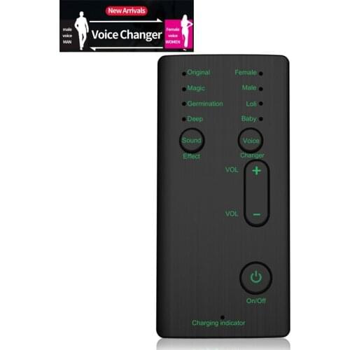 Mini Sound Card Recording Tool Change Modes Voice Changer Supports Fine Adjustment Microphone For Tik Tok Phone Computer Machine