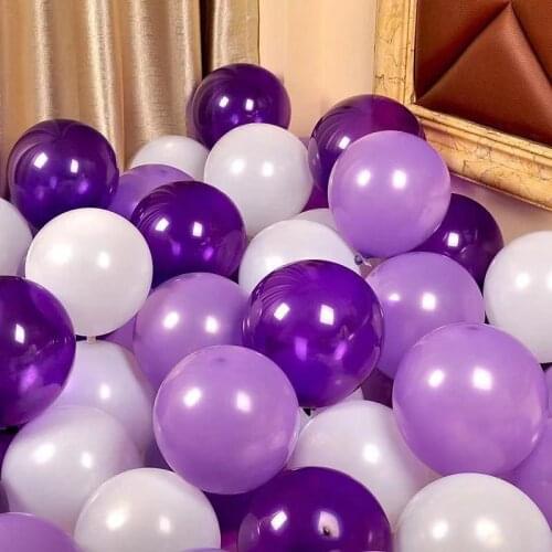 10/20pcs Deep Purple Blue Latex Balloons Birthday Party Decor for Kids Adult Wedding Decoration Helium Globos Baby Shower Ballon