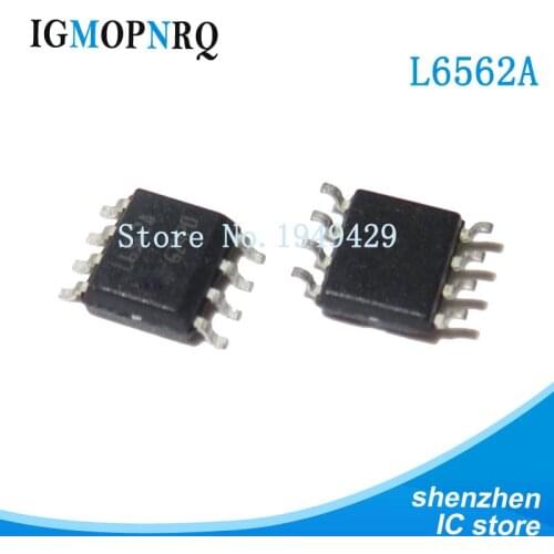 10PCS L6562A SOP8 L6562 L6562AD L6562ADTR factor correction - PFC HV H-Bridge driver New