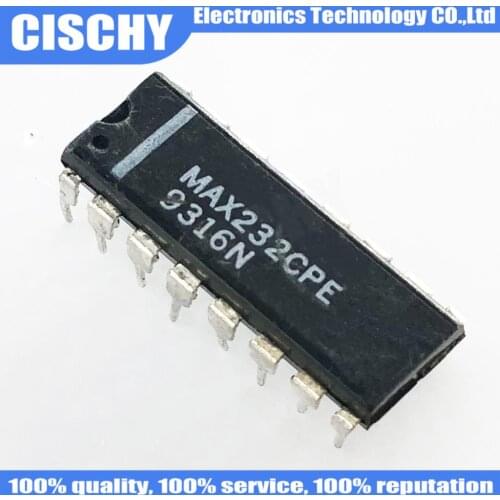 10PCS MAX232CPE DIP16 MAX232C DIP MAX232 DIP-16 MAX232EPE RS-232 Drivers/Receivers and original