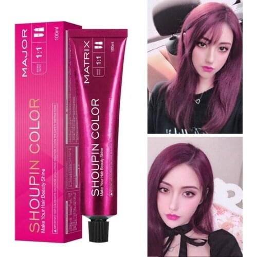 15 Styles Hair Color Mild Safe Hair Dyeing Shampoo For All Hairs Not Hurt The Scalp Natural Hair Wax Dye Cream Home Barber TSLM1