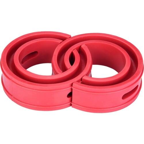 2pc Red Car Shock Absorber Buffer Spring Bumper Cushion Automotive Spring TPE Red Buffer Glue Type D/B/E/C/F