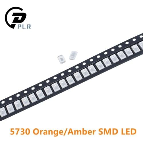 2000pcs Orange/amber 5630 5730 Smd Lamps for Led Light String Ultra Bright Diode free Shipping 600-610nm Surface Mount Diodes