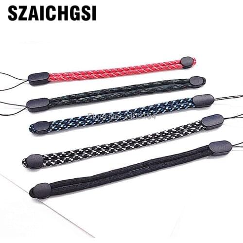 500pcs/lot new Nylon wrist hand cell phone mobile chain straps keychain Charm Cords Hang Rope Lanyard