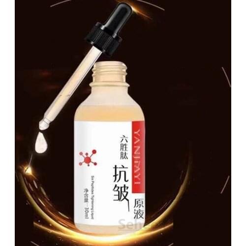 6 peptide Hyaluronic Acid Essence Wrinkles Desalination Wrinkles Firming Serum Fine Line Lifting 30ml Skin Care