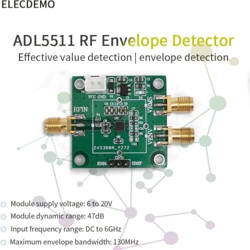 ADL5511 RF envelope detector TruPwrRMS detector Pulse detector measurement module 6GHz bandwidth