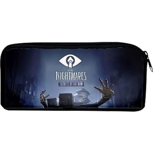 Little Nightmares 2 Oxford Cloth Pencil Case Office Student Pencilcase Cute Canvas Pencil Bag School Supplies Pen Box