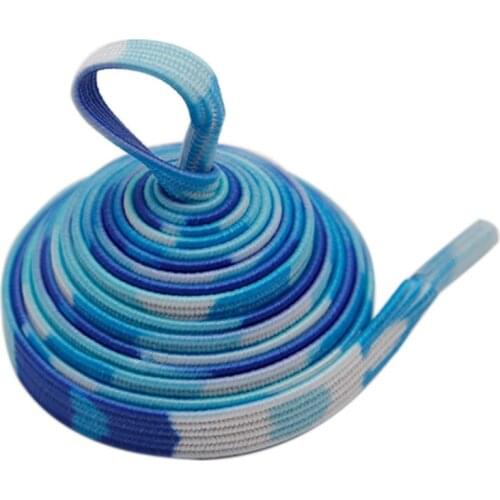 Coolstring 6MM Flat Blue With Elastic Poly Rubber Ropes Inner Durable Strapping Tool Hoodie Drawcord Pajamas Pant Waist Lacet