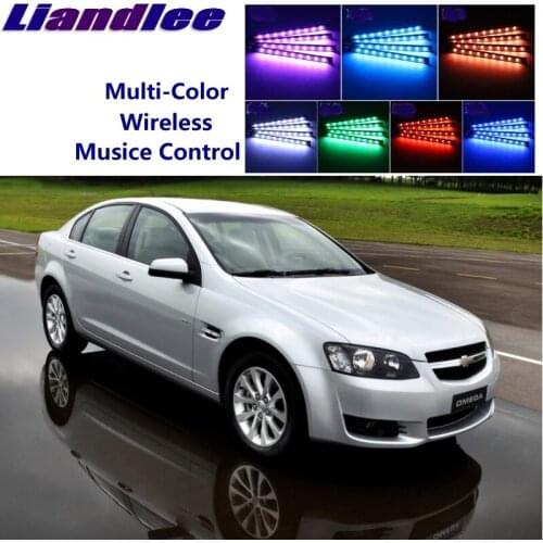 LiandLee Car Interior Floor Decorative Atmosphere Seats Accent Ambient Neon light For Chevrolet Omega 1998~2011