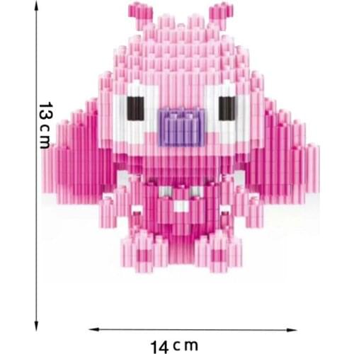 Mirco Building Block Stitched Doll Mini Particles Diamond Brick Lilo Angel Mini Creator Cute Brick Headz Toys For kids