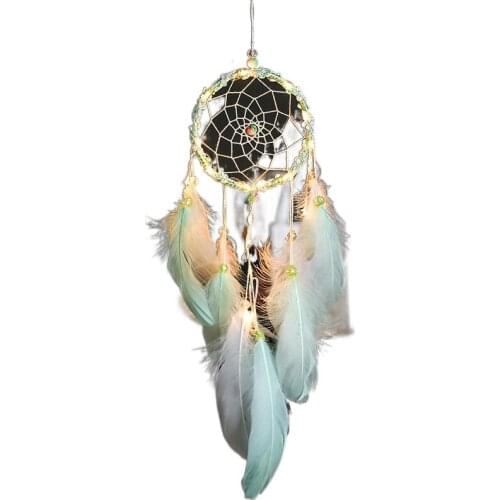 Dream Catcher Handmade Feather Dreamcatcher Wall Hanging Ornament Bedroom Decor Home Room Decoration Crafts Birthday Gift