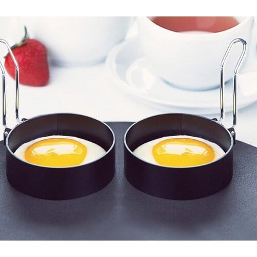 Metal Fried Egg Shaper Fried Egg Pancake Shaper Omelette Mold Mould Frying Rings Egg Kitchen Accessories Cooking Tools