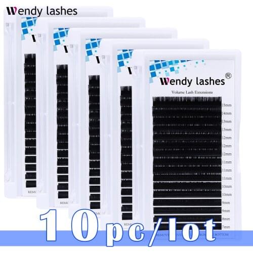 10 Case/Lot Individual Eyelash Extension Makeup Mink Eyelashes Natural Soft Lashes High Quality Magnetic Eyelashes Premium Mink