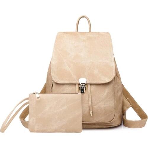 Backpack womens imitation denim suit backpack Amazon retro style women bag sh110029