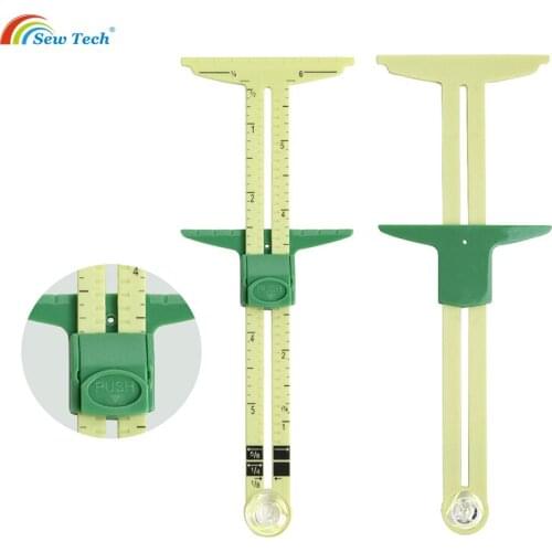 Sew Tech Sewing Gauge Sliding Gauge with Measuring Sewing Tools Accessories Sewing guide
