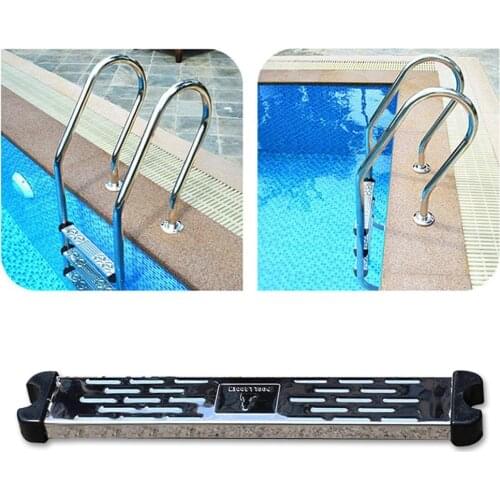 304 Stainless Steel Swimming Pool Ladder Steps Non-Slip Replacement Tread (Screws Included)Quality Professional Pool Accessories