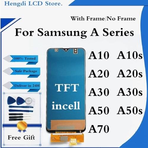 TFT LCD For Samsung A20 A205 Display For Samsung A30 A50 LCD Display Touch Screen Digitizer Assembly For Samsung A30 A30s A70