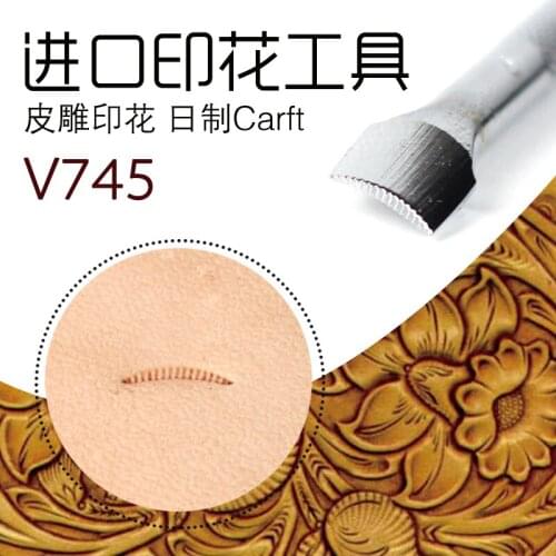 Japanese Crafts Handmade Leather Goods DIY Leather Carving Tangcao Printing Tools [v745] Metal Stamping Tools Metal Punch