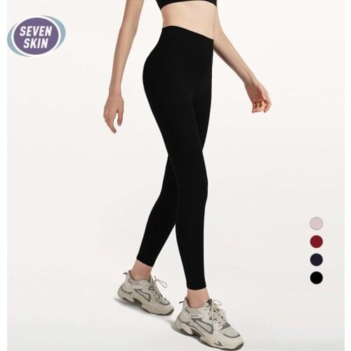 SEVEN SKIN Women Classic Seamless Yoga Leggings Gym Fitness Workout Pants High Waist Running Sport Woman Tights Athletic Leggins