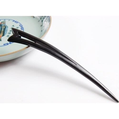 Wodden Hairpins Simple Ancient Hair Accessories Chinese Style Hand-Carved Hair Forks Sticks for Women Hanfu Dress Hair Ornaments