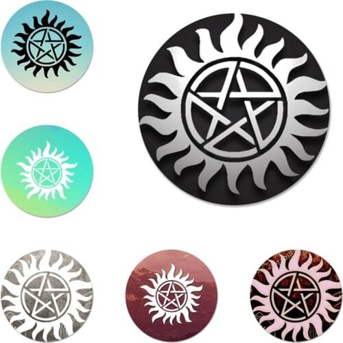 Anti possession symbol Icons Pins Badge Decoration Brooches Metal Badges For Clothes Backpack Decoration