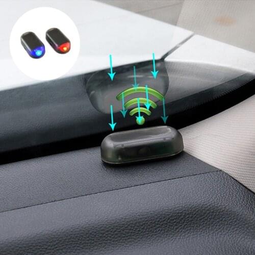 New 1PCS Universal Solar Car Alarm LED Light for Suzuki SX4 SWIFT Alto Liane Grand Vitara Jimny SCross