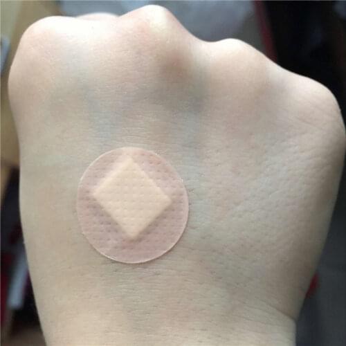 100pcs/lot Round Woundplast Self-adhesive Band Aid Waterproof Wound Stickers Adhesive Bandage for Sports Hemostasis Medical Tape