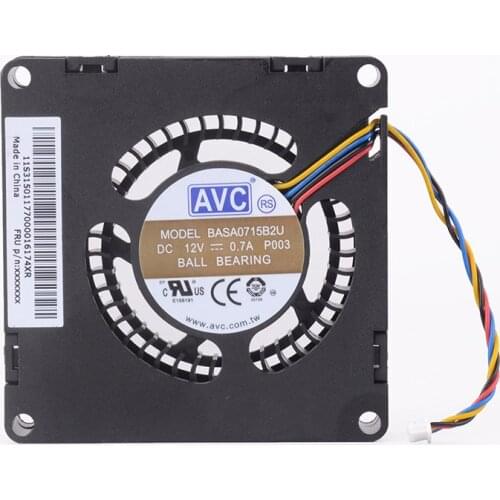 DC12V AVC BASA0715B2U 7015 cooling turbofan blower 0.70A