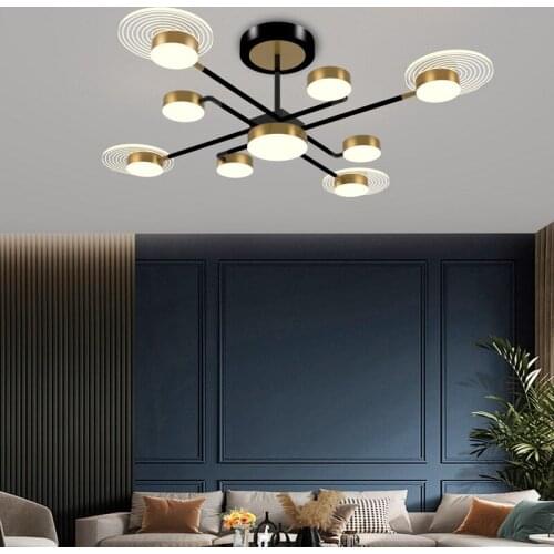 4/6/8 Heads Ceiling Lamps Lighting For Kitchen Bedroom Villa Apartment Dining Room Indoor Home Decorative LED Lamps AC90-260V