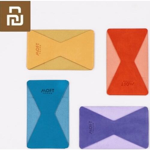 4 Colors Sticky Invisible Phone Holder for Apple Mobile Phone Bracket Folding Portable Car Desktop Lazy Bracket