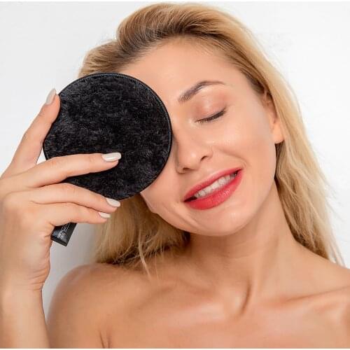 4pcs Make up Remover Promotes Healthy Skin Microfiber Cloth Pads Remover Towel Face Cleansing Makeup Lazy Cleansing Powder Puff