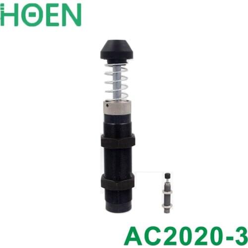 AC2020-3 Pneumatic Cylinder Shock Absorber AC 2020-3 Low speed AC series OD thread size 20mm stroke 20mm Specifications M20*1.5