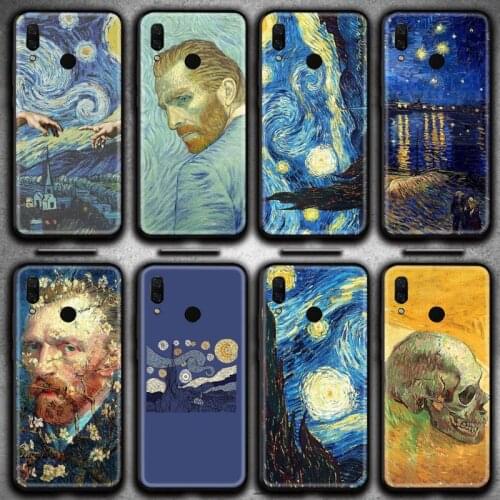 Vincent Van Gogh Paintings Starry Night Phone Case Huawei Y6P Y8S Y8P Y5II Y5 Y6 2019 P Smart Prime Pro